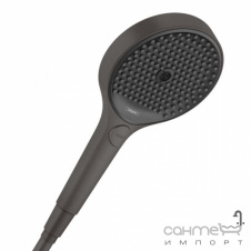 Ручний душ 3-х режимний Hansgrohe Rainfinity 130 3jet 26864340 чорний браш