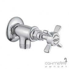 Вентиль на 1/2х1/2 Bugnatese Princeton 858 CR хром
