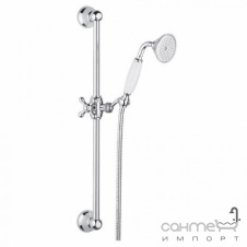 Штанга с ручным душем настенная Bugnatese Accessori 19257 CR хром
