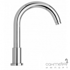 Излив встроенный в борт ванны для смесителя на 5 отверстий Bugnatese Accessori 19314 CTCR сатин
