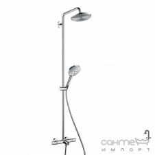 Душовий гарнітур з верхнім душем Hansgrohe Raindance Select 240 Showerpipe 450 мм 1/2 27117000 хром