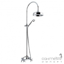 Смеситель для ванны с душевой стойкой и лейкой Bugnatese Lady 947C DO золото