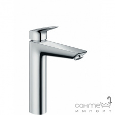 Фото - Смеситель для раковины без донного клапана Hansgrohe Logis 71091000 Хром Смеситель для раковины без донного клапана Hansgrohe Logis 71091000 Хром