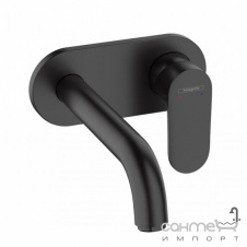 Змішувач для раковини прихованого монтажу Hansgrohe Vernis Blend 71576670 матовий чорний