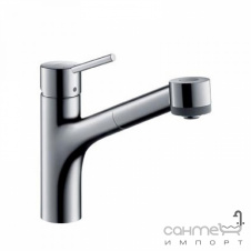 Смеситель для кухни с выдвижным душем Hansgrohe Talis S 32841000