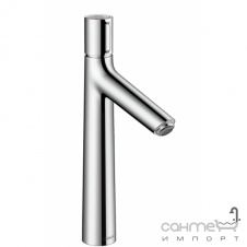 Нажимной смеситель для раковины высокий со сливным устройством Hansgrohe Talis Select S 72044000 Хром
