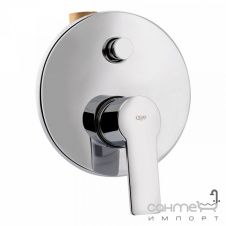 Смеситель для ванны скрытого монтажа Q-tap Ustek 6216107ODC хром