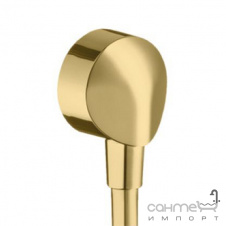 Подключение для шланга Hansgrohe FixFit E 27454990 Polished Gold Optic золото
