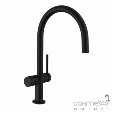 Смеситель для кухни с вентилем Hansgrohe Talis M54 72805670 матовый черный