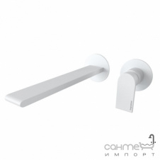 Смеситель для раковины скрытого монтажа Bugnatese Simple SIMOP6646 bianco матовый белый