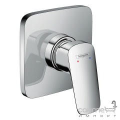 Внешняя часть смесителя для душа скрытого монтажа Hansgrohe Logis 71604000 хром Хуст