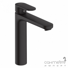 Смеситель для раковины с донным клапаном Hansgrohe Vernis Blend 190 71552670 матовый черный Луцк