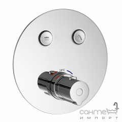 Смеситель-термостат скрытого монтажа для душа Imprese Centrum VRB-15410Z хром Луцьк