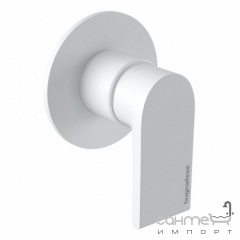 Смеситель для душа скрытого монтажа Bugnatese Simple SIMOP6630 bianco матовый белый Фастів