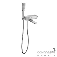 Смеситель-термостат для ванны с душевым гарнитуром Imprese Smart Click ZMK101901040 хром Київ