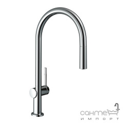 Смеситель для кухни с выдвижным изливом Hansgrohe Talis 1jet 72803000 хром Умань