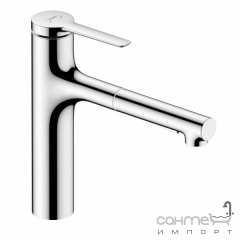 Смеситель для кухни с вытяжным изливом Hansgrohe Zesis M33 74801000 хром Ужгород