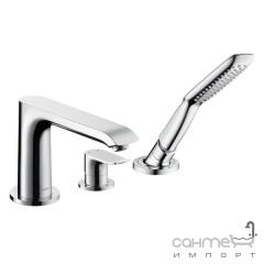 Внешняя часть смесителя для ванны на 3 отверстия Hansgrohe Metris 31190000 Київ
