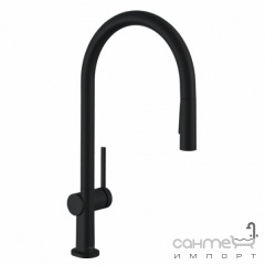 Смеситель для кухни с вытяжным изливом Hansgrohe Talis M54 72842670 матовый черный Запорожье