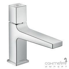 Смеситель для раковины с донным клапаном Hansgrohe Metropol Select 100 32570000 хром Луцьк