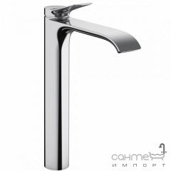 Змішувач для умивальника із зливним гарнітуром Hansgrohe Vivenis 75040670 Matt White матовий білий Київ