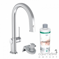 Смеситель для кухни + фильтр Hansgrohe Aqiuttura M91 76801000 хром Херсон