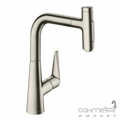 Смеситель для кухни с вытяжным изливом Hansgrohe Talis Select M51 72824800 нержавеющая сталь Житомир