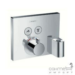Внешняя часть термостата для душа Hansgrohe Shower Select 15765000 с держателем для лейки Черновцы