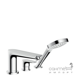 Змішувач для ванни врізний на три отвори Hansgrohe Talis E 71731000 Хром Полтава