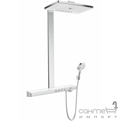 Душова система версія EcoSmart Hansgrohe Showerpipes Rainmaker Select 460 3jet 27029400 білий/хром Львів