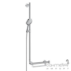 Душовий гарнітур Hansgrohe Unica Comfort Raindance Select S 120 26324000 з поличкою розташованої зліва хром Чернігів