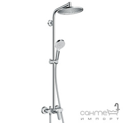 Душевая стойка Hansgrohe Crometta S 240 1jet Showerpipe 27269000 хром Дніпро
