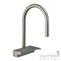 Смеситель для кухни с выдвижным изливом Hansgrohe Aguno Select 170 73831800 нержавеющая сталь Ужгород