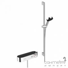 Змішувач-термостат для душу з душовим гарнітуром Hansgrohe Pulsify Select S 24270000 хром Київ
