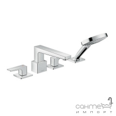 Смеситель для ванны с ручным душем на 4 отверстия Hansgrohe Metropol 32553000 хром Харьков