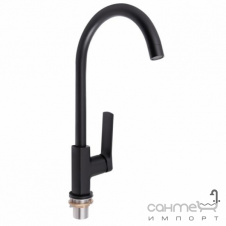 Смеситель для кухни Qtap Slavonice QTSLA9042103UB матовый черный