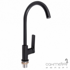 Смеситель для кухни Qtap Slavonice QTSLA9042103UB матовый черный Мукачево