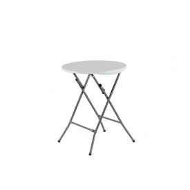 Стол складной круглый Time Eco ТЕ-1834 0.6 м White (4820211100889)
