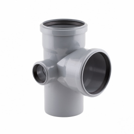 Хрестовина каналізаційна TA Sewage 110х110х110х50 90° (ліва)