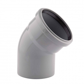 Коліно каналізаційне PPR TA Sewage 50 45°
