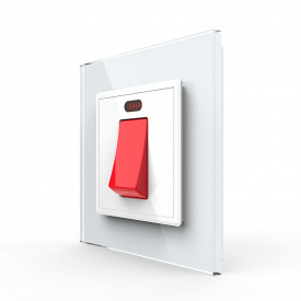 Майстер вимикач 20 ампер Livolo Білий (VL-C7KMKV20A-2WP)