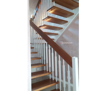 Изготовление деревянных лестниц в дом без использования металлического каркаса