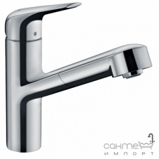 Смеситель для кухни с вытяжным изливом Hansgrohe Focus M42 Eco 71865000 хром