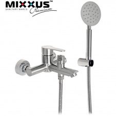 Смеситель для ванны короткий нос MIXXUS DAX (Chr-142), Польша (нержавеющая сталь)