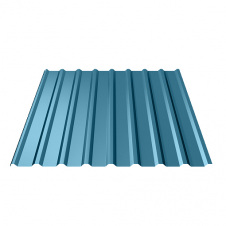 Профнастил Ruukki T20 Polyester 0,50 мм RR-35 (Блакитне озеро)