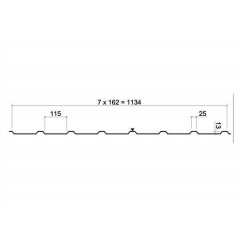 Профнастил Ruukki Т15 Polyester 0,45 мм RR-887 (Каштан) Косов