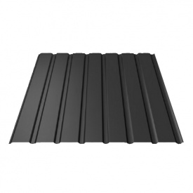 Профнастил Ruukki Т15 Rough Matt 0,50 мм RR-33 (Черный)