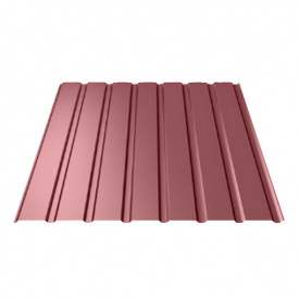 Профнастил Ruukki Т15 Polyester 0,45 мм RR-798 (Червоне вино)