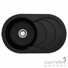 Кухонна мийка оборотна Longran Cascade 1.0 GM Volcano Black