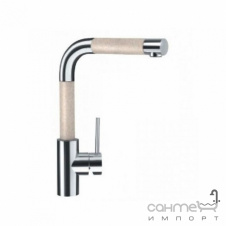 Смеситель для кухни Schock SC300 597000 хром, гранит в цвете Cristalite 13 nero